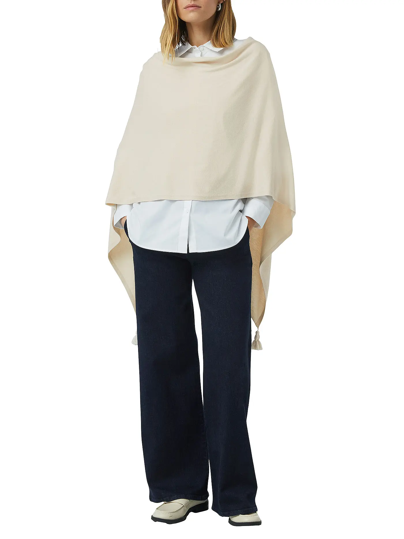 COMMA | Cape - Poncho | creme